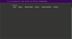 Desktop Screenshot of bruiloftdj.eu